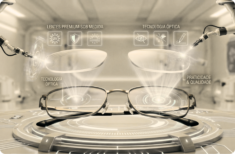 Lentes para óculos de grau